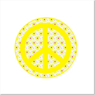 RETRO Peace Sign Posters and Art